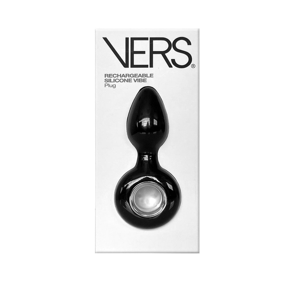 C1 Releasing VERS Rechargeable Silicone USB Rechargeable Vibrating Butt Plug C1 Releasing
