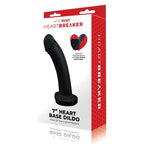 WhipSmart Heartbreaker Dildo With Heart Shaped Base 7 Inch Black WhipSmart