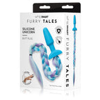 WhipSmart Furry Tales Silicone Butt Plug With Unicorn Tail WhipSmart