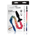 WhipSmart Furry Tales Silicone Butt Plug With Rainbow Tail WhipSmart