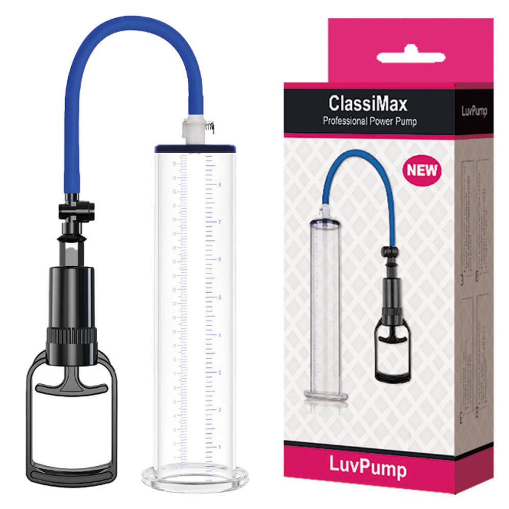 LuvPump ClassiMax Professional Extra Large Penis Pump XL Clear LuvPump