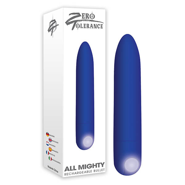 Zero Tolerance All Mighty USB Rechargeable Bullet Vibrator Purple Zero Tolerance