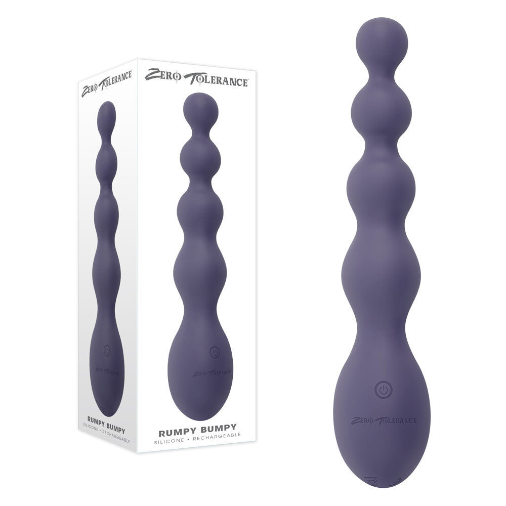 Zero Tolerance RUMPY BUMPY USB Rechargeable Vibrating Anal Beads Zero Tolerance