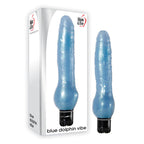 Adam & Eve Blue Dolphin Vibe Vibrator 8.5 Inch Adam & Eve