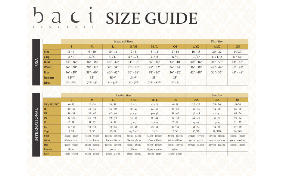 Baci Lingerie Sexy Satin Teddy With Deep V Neckline Black Queen