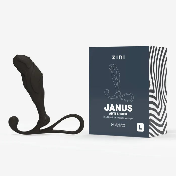 Zini Janus Anti Shock Prostate Massager Black Zini