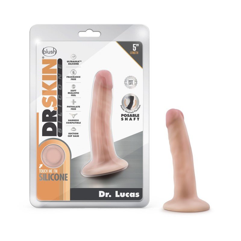 Blush Novelties Dr Skin Dr Lucas Silicone Dong 14cm - LOVVA
