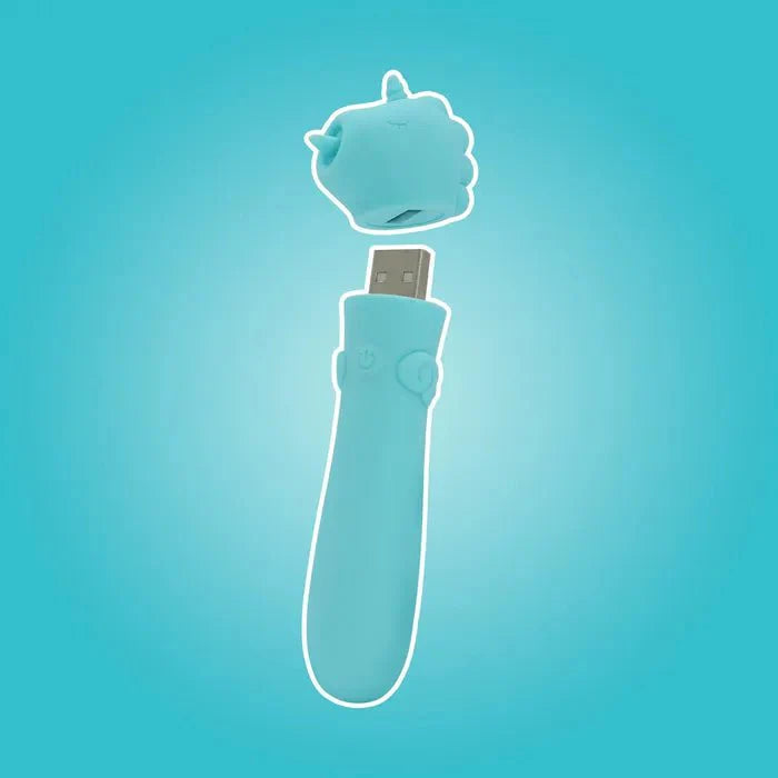 Creative Conceptions Unihorn Mountn Peak USB Rechargeable Vibrating Bullet Vibrator - LOVVA