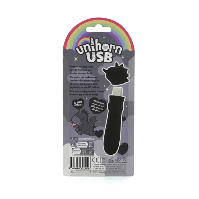 Creative Conceptions Unihorn Wild Spirit USB Rechargeable Vibrating Bullet Vibrator - LOVVA