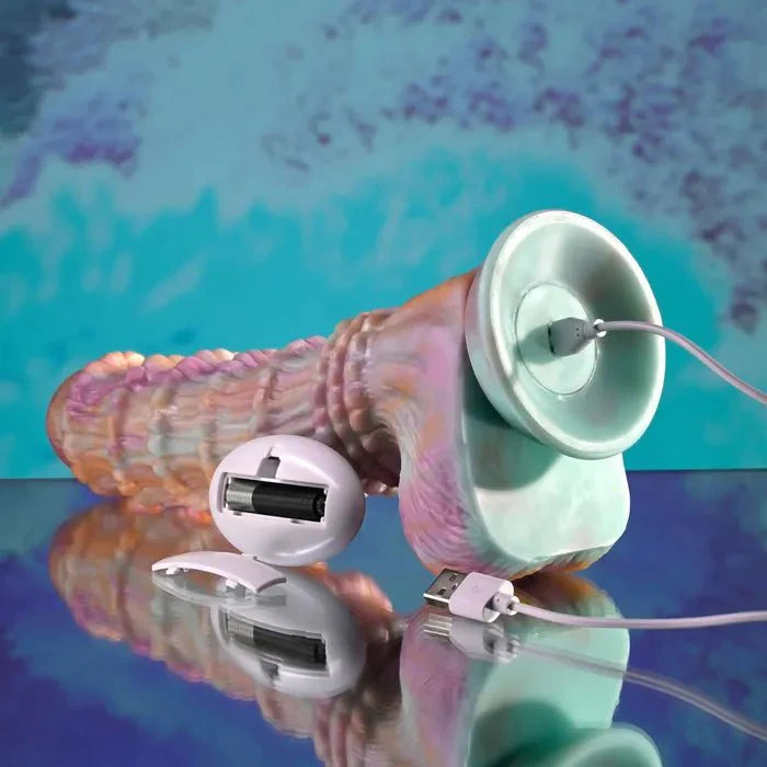 Evolved FANTASY USB Rechargeable Vibrating Fantasy Dildo With Remote 27.6cm - LOVVA