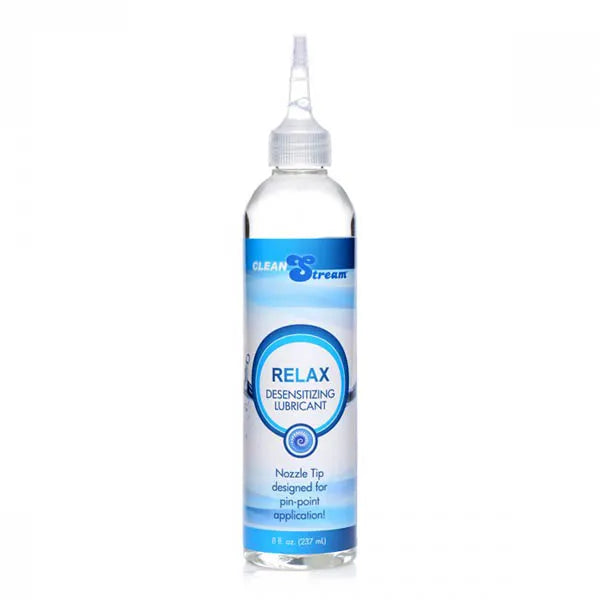XR Brands CleanStream Relax Desensitising Lubricant With Nozzle Tip 118ml Bottle XR Brands