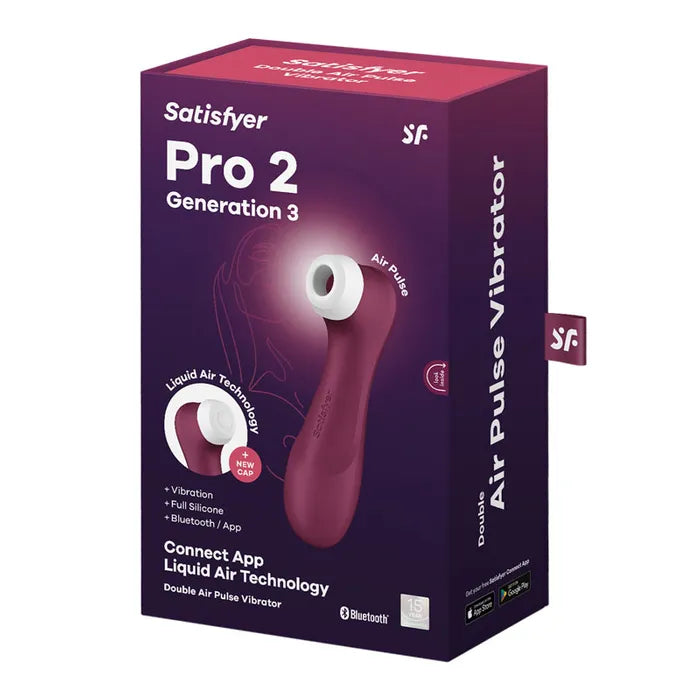 Satisfyer Pro 2 Generation 3 Touch Free USB Rechargeable Clitoral Stimulator With App Control Satisfyer
