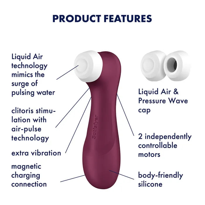 Satisfyer Pro 2 Generation 3 Touch Free USB Rechargeable Clitoral Stimulator Satisfyer