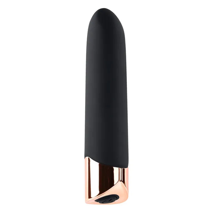Gender X THE GOLD STANDARD USB Rechargeable Bullet Vibrator Black / Rose Gold Gender X