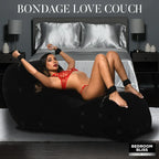 Bedroom Bliss Bondage Love Couch Sex Furniture Black XR Brands