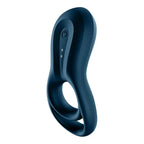Satisfyer Epic Duo USB Rechargeable Cock & Balls Ring With App Control Navy Blue Satisfyer