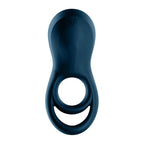 Satisfyer Epic Duo USB Rechargeable Cock & Balls Ring With App Control Navy Blue Satisfyer