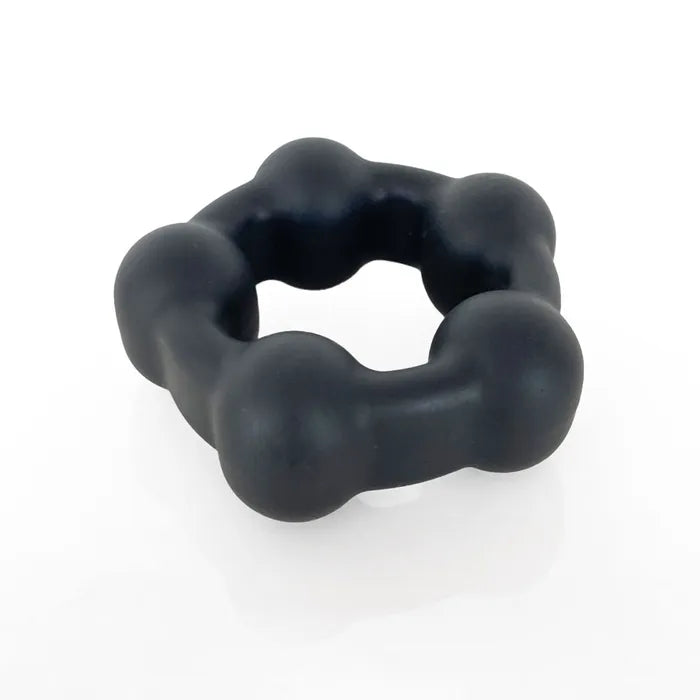 C1 Releasing VERS Liquid Silicone Steel Motion Cock Ring With Steel Motion Balls