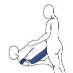 Pivot Positioning Bar Padded Position & Spreader Bar Black Sportsheets