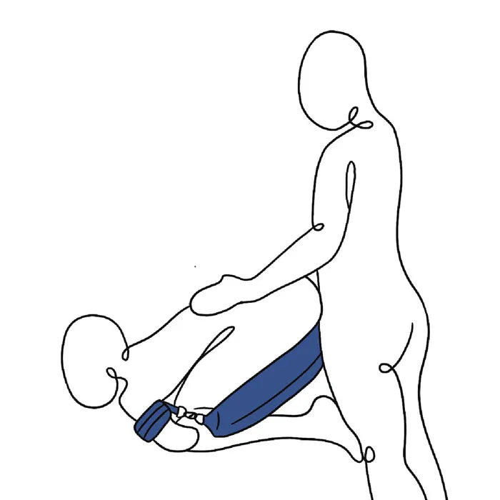 Pivot Positioning Bar Padded Position & Spreader Bar Black Sportsheets