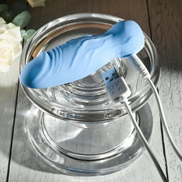 Gender X LIL BUDDY USB Rechargeable Mini Vibrator Light Blue Gender X