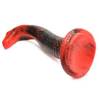 XR Brands Creature Cocks King Cobra Silicone Fantasy Dildo 21.4cm Red XR Brands