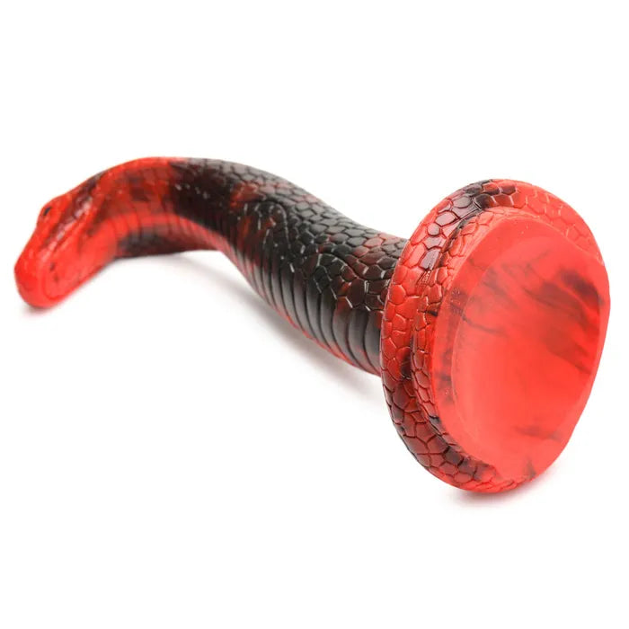 XR Brands Creature Cocks King Cobra Silicone Fantasy Dildo 21.4cm Red XR Brands