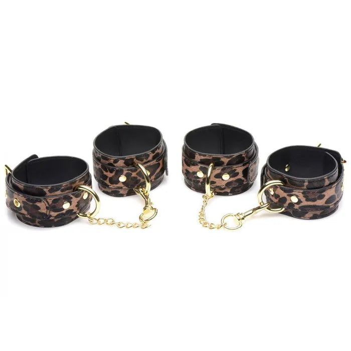 Master Series Wild Sex Leopard Coloured 7 Piece Bondage Set XR Brands