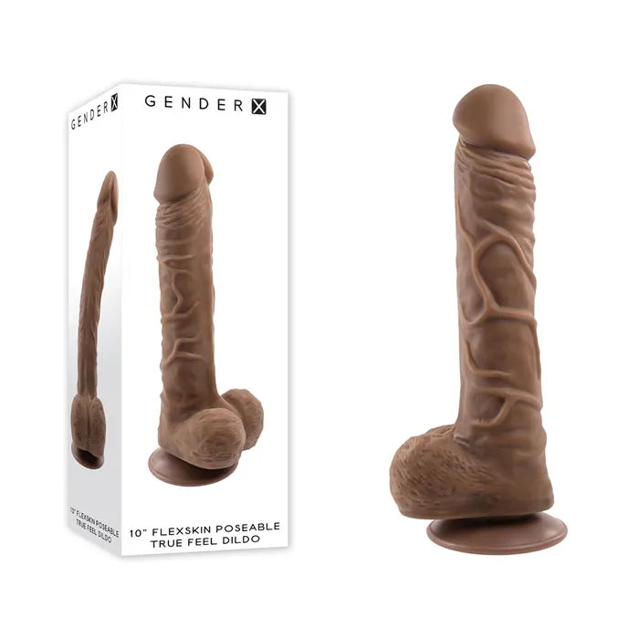 Gender X FLEXSKIN POSEABLE TRUE FEEL Poseable Dong 10 Inch Gender X