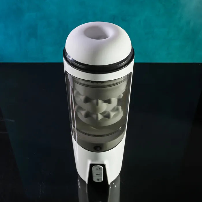 Gender X GET YOUR STROKE ON USB Rechargeable Thrusting & Vibrating Auto Masturbator Gender X