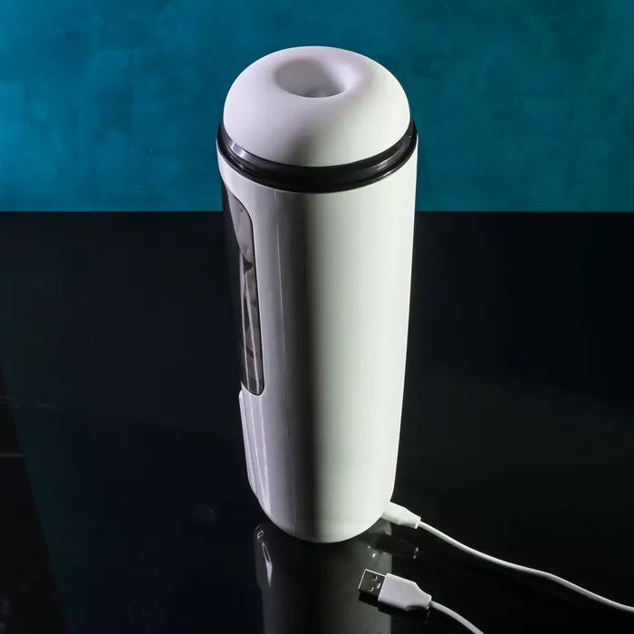 Gender X GET YOUR STROKE ON USB Rechargeable Thrusting & Vibrating Auto Masturbator Gender X