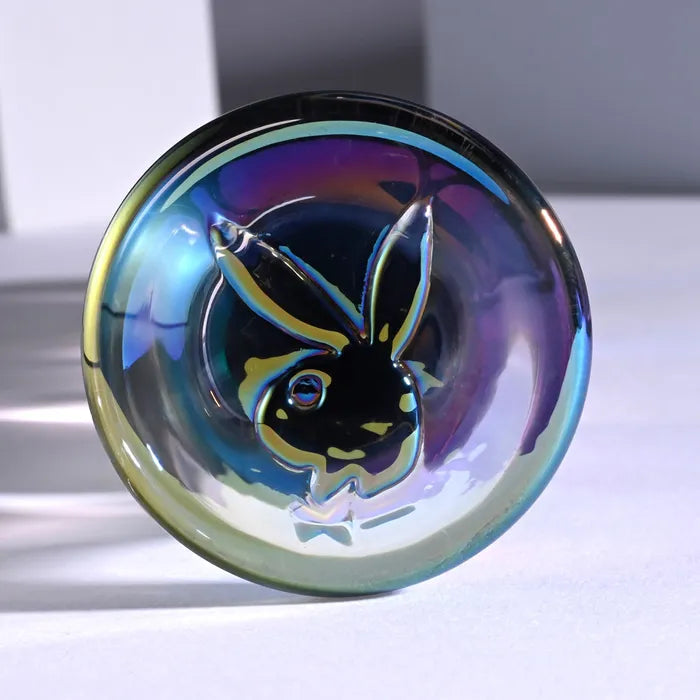 Playboy Pleasure JEWELS WAND Glass Dildo 20.3cm Clear Playboy Pleasure