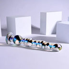 Playboy Pleasure JEWELS WAND Glass Dildo 20.3cm Clear Playboy Pleasure