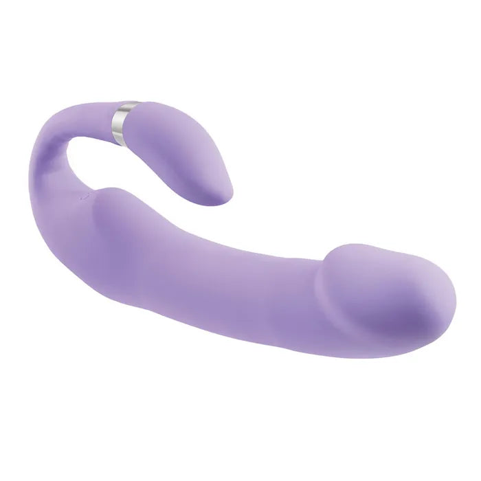 Gender X ORGASMIC ORCHID - Lilac 19 cm USB Rechargeable Strapless-Strap-On Gender X