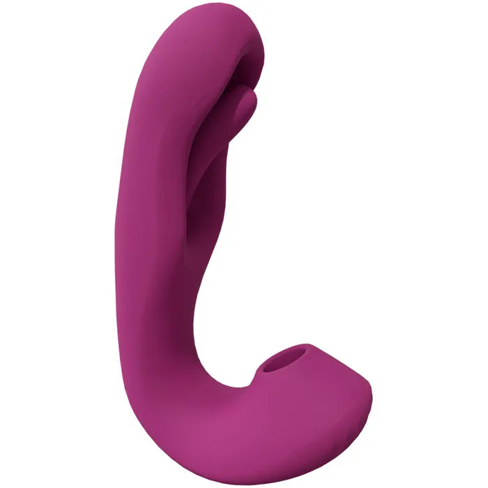 Shots Toys VIVE Yuna USB Rechargeable Flapping Vibrator With Air Pulsation Shots Toys