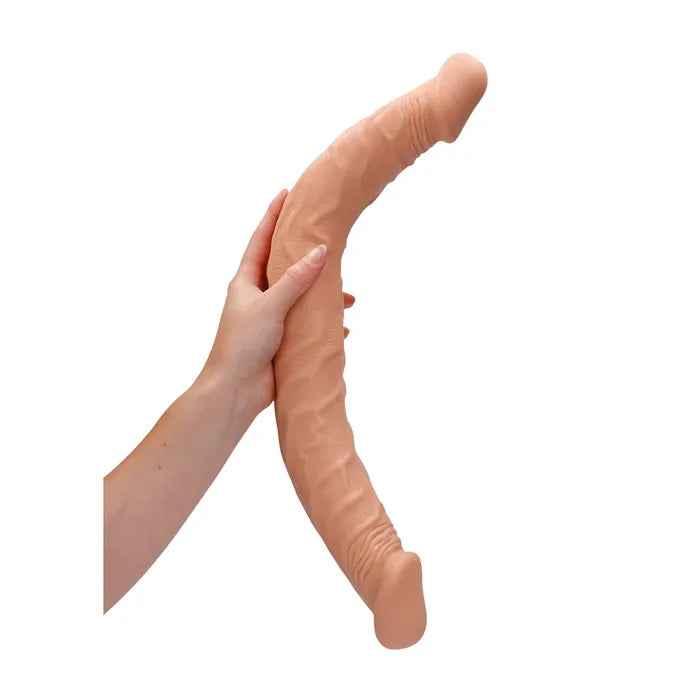 Shots Toys REALROCK Double Dildo 18 Inch Flesh Shots Toys
