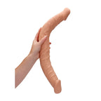 Shots Toys REALROCK Double Dildo 18 Inch Flesh Shots Toys