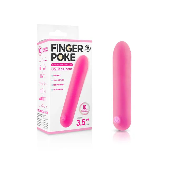 Excellent Power Finger Poke USB Rechargeable Bullet Vibrator 8.9cm