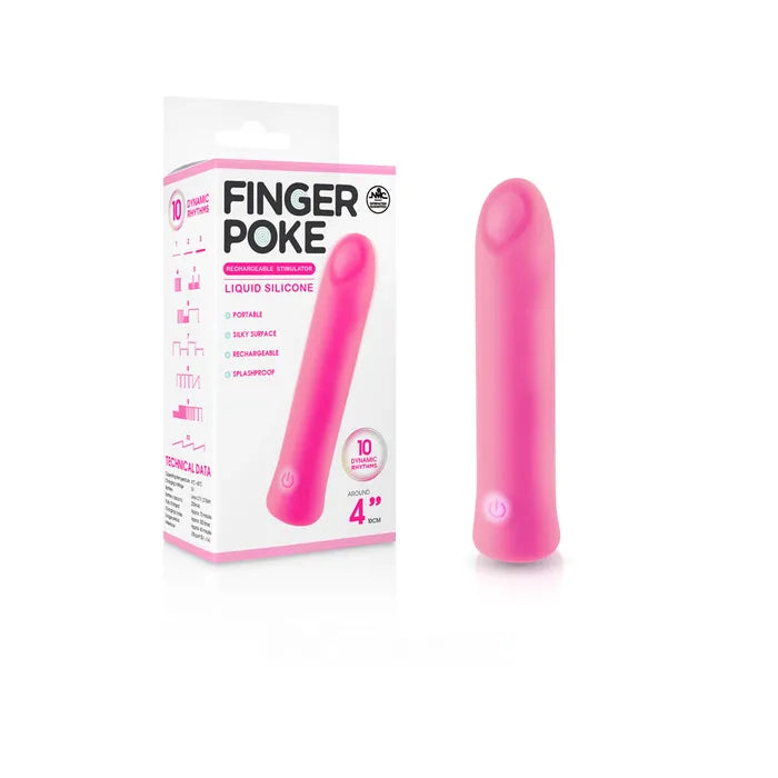 Excellent Power Finger Poke USB Rechargeable Bullet Vibrator 10cm