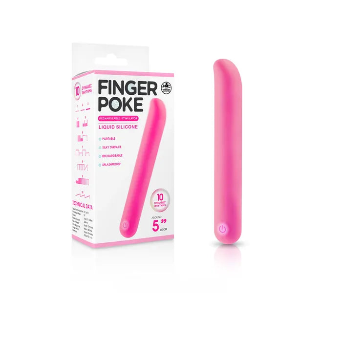 Excellent Power Finger Poke USB Rechargeable Bullet Vibrator 12.7cm