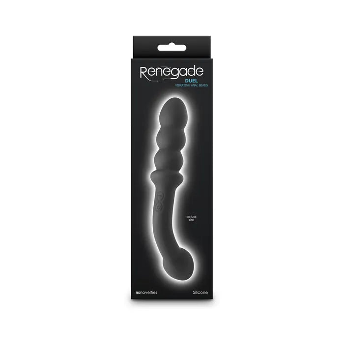 NS Novelties Renegade Duel USB Rechargeable Vibrating Double Ended Anal Wand NS Novelties