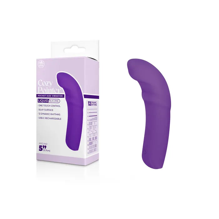 Excellent Power Cozy Pointer USB Rechargeable Curved Mini Vibrator Excellent Power