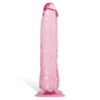 Adam & Eve Pink Jelly Realistic Dildo 8 Inch Pink Adam & Eve