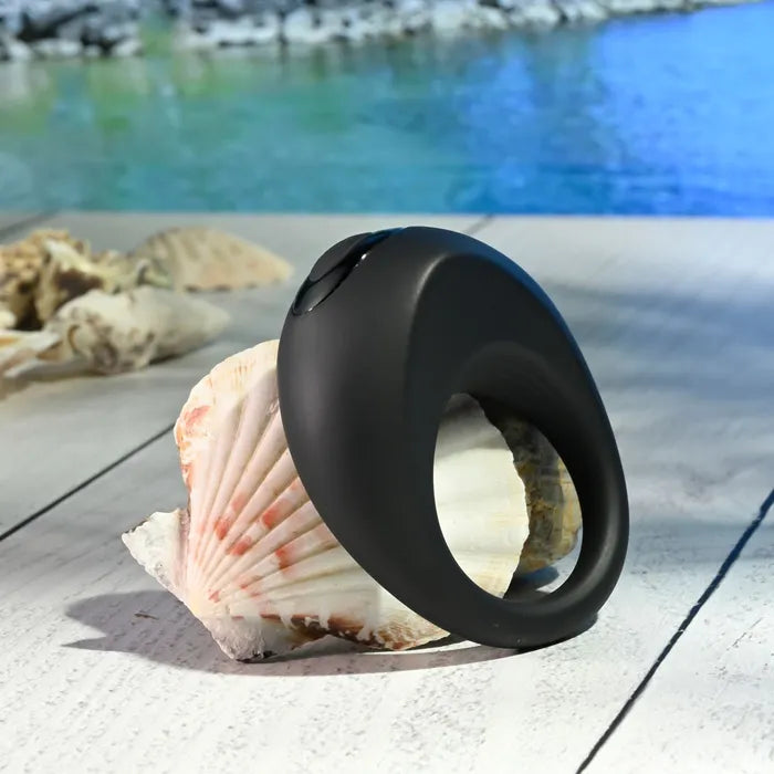 Gender X TEAMWORK USB Rechargeable Rimming Butt Plug & Vibrating Cock Ring Black Gender X