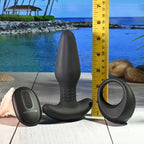 Gender X TEAMWORK USB Rechargeable Rimming Butt Plug & Vibrating Cock Ring Black Gender X