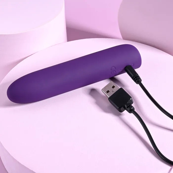 Playboy Pleasure ONE & ONLY  USB Rechargeable Bullet Vibrator Purple Playboy Pleasure