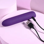 Playboy Pleasure ONE & ONLY  USB Rechargeable Bullet Vibrator Purple Playboy Pleasure