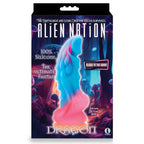 Icon Brands Alien Nation Glow Dragon Glow in Dark Fantasy Dong 22.9cm Rainbow Icon Brands