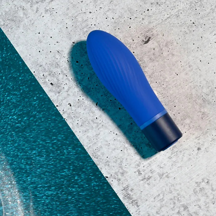 Selopa COBALT CUTIE Silicone Rechargeable Mini Vibrator Blue Selopa