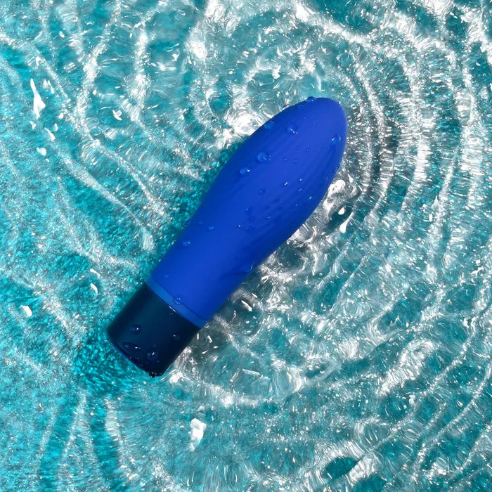 Selopa COBALT CUTIE Silicone Rechargeable Mini Vibrator Blue Selopa
